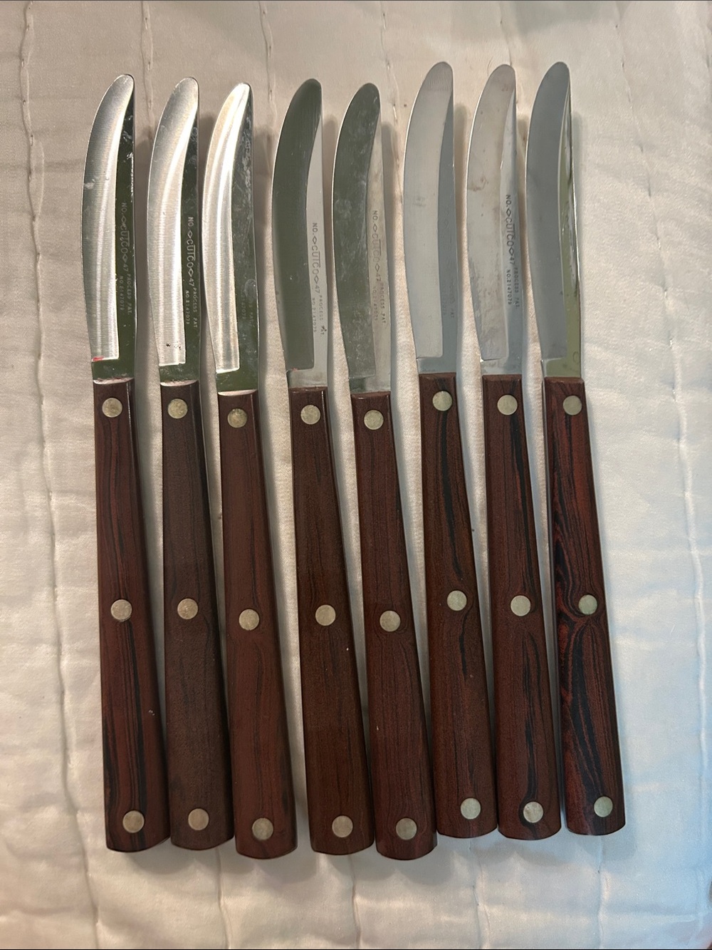 Vintage Cutco Stainless Steel Steak Knives - Set of 8
